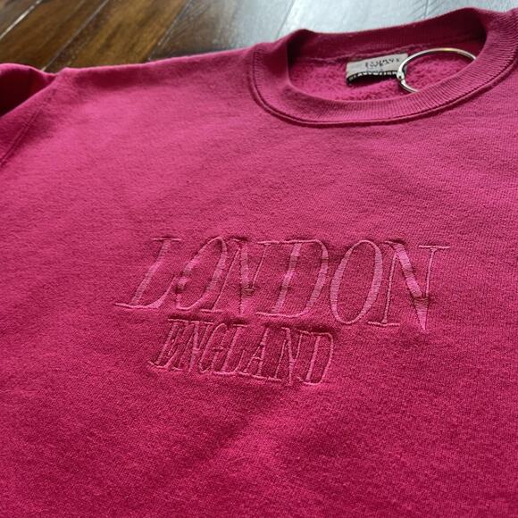 Sturdy Sweats by Lee Sweatshirt Mens Large London England Embroidered Crewneck - Picture 4 of 8